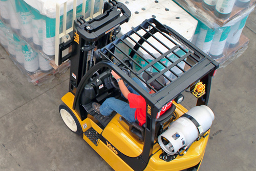 Rental cushion forklift