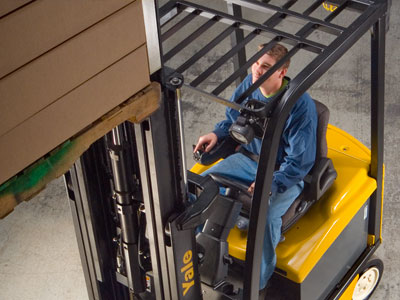 Forklift order picking