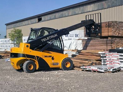 sellick rough terrain teletruk forklift