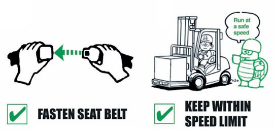 forklift safety tip