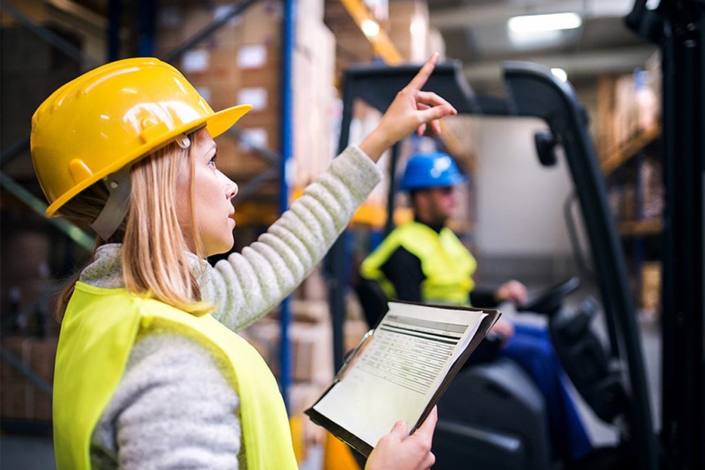 Forklift inspection