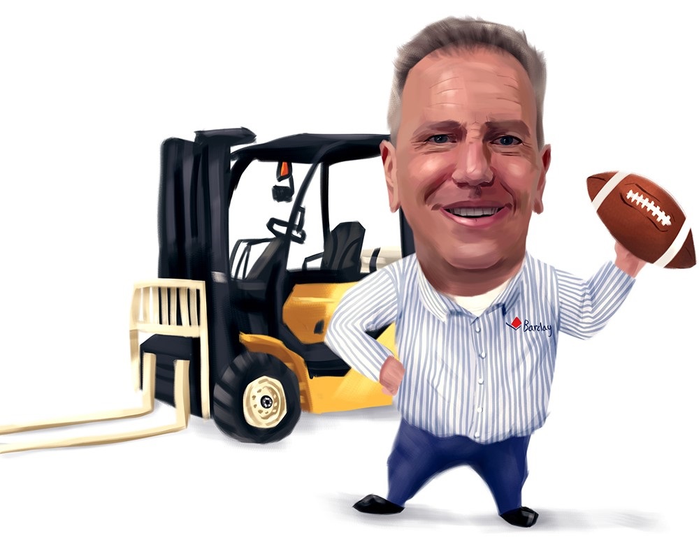 Justin Chrepta Football Cartoon