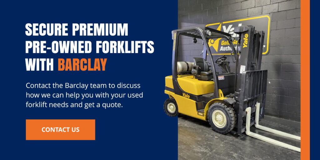 Pre Owned forklift CTA