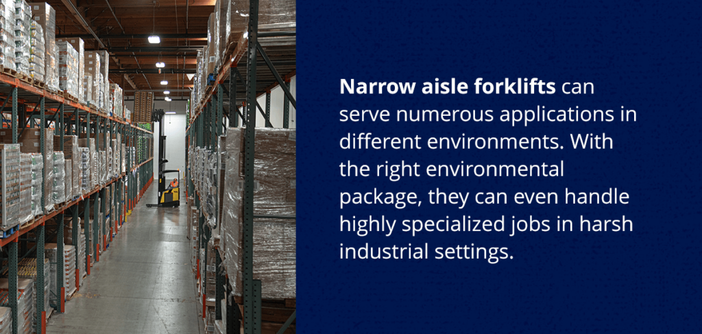 Narrow Aisle Forklift Applications