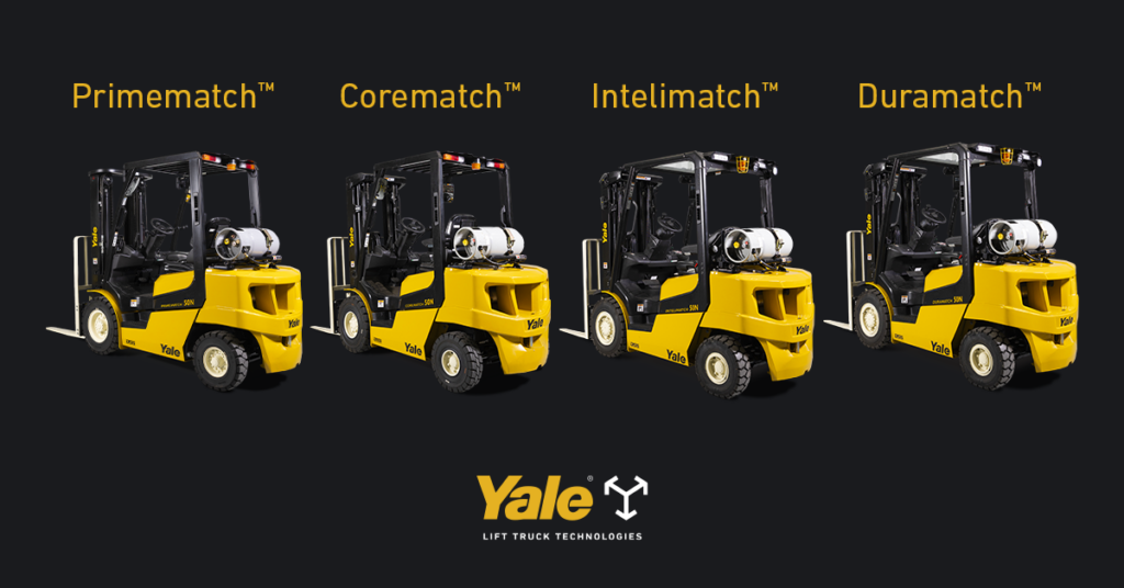 Four work profiles for the Yale N-Series Gas/LPG truck