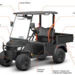 Utility short bed electric cart spec diagram